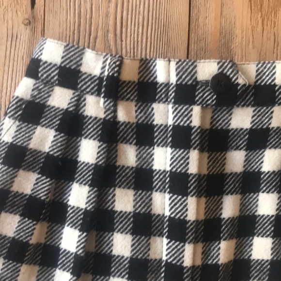 Vintage Escada Wool Gingham Shorts - Picture 5 of 12